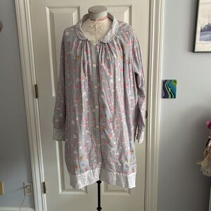 Tsumori Chisato Long Sleeve Dress - Light Blue with Pink and Orange Accents